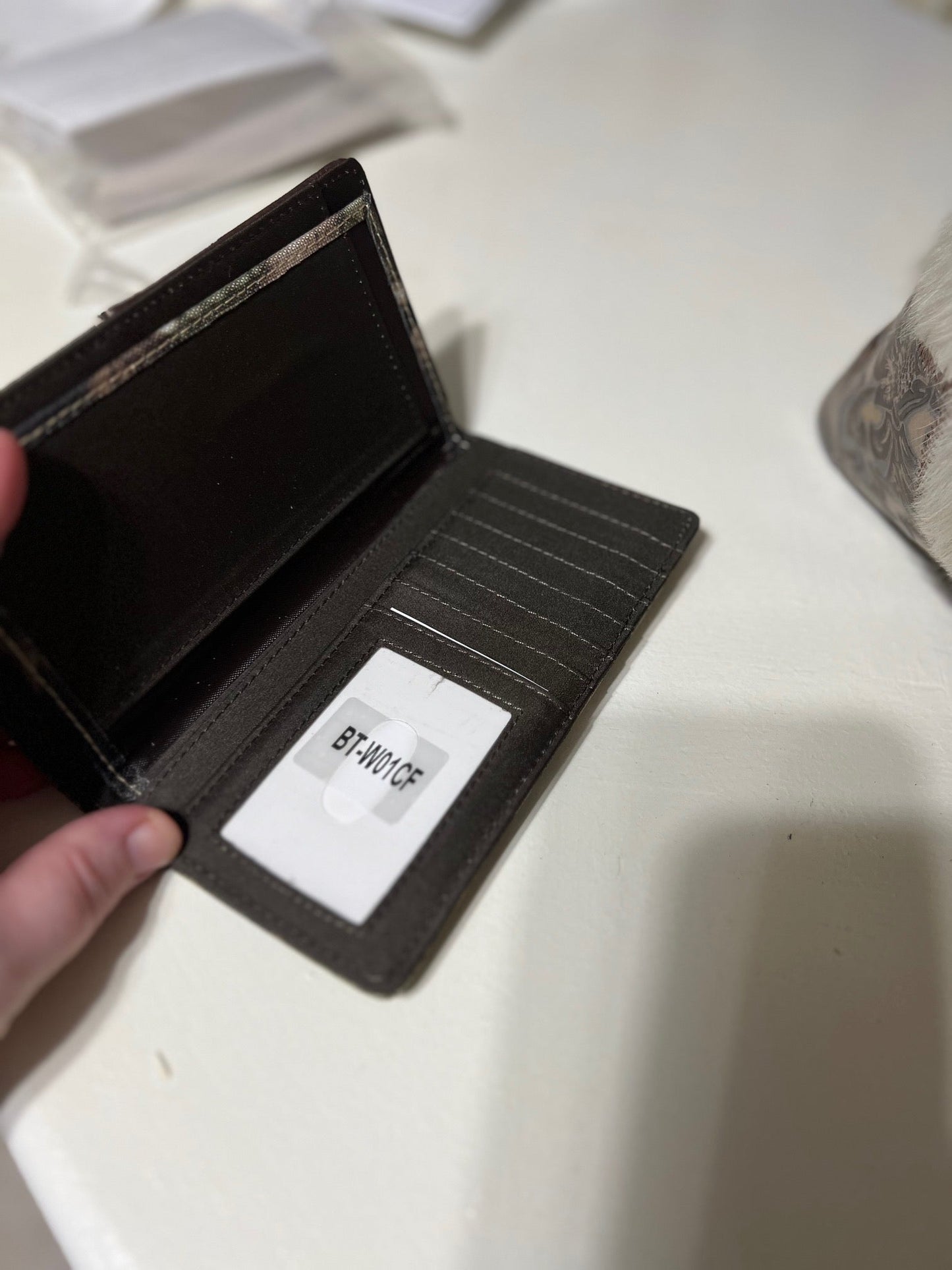 Montana West Camo Print Checkbook Cover Wallet