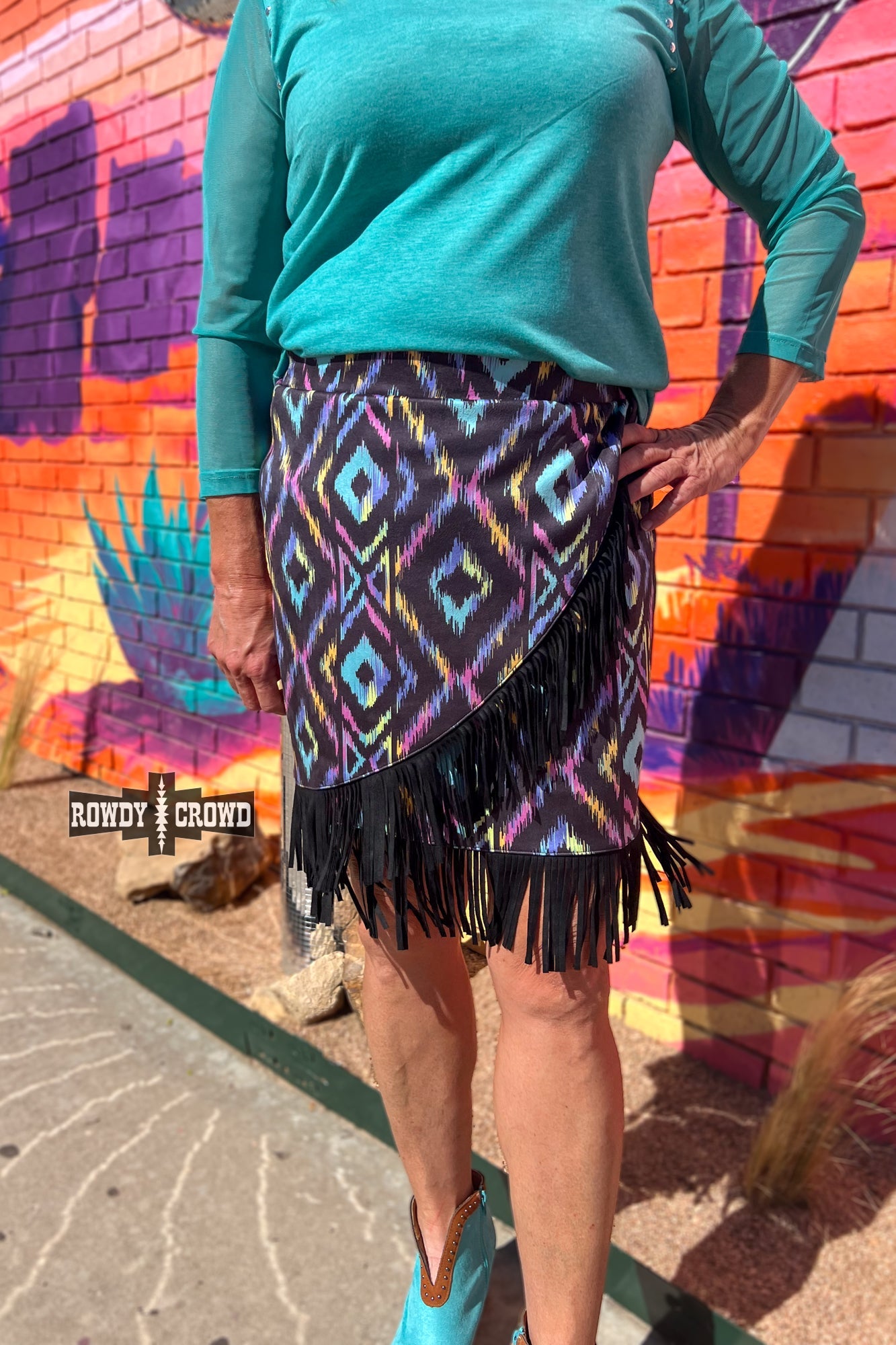 Far Out Fringe Skirt