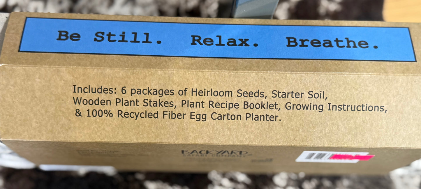 Heirloom Fun Starter Garden Kits with Everything you need to get started