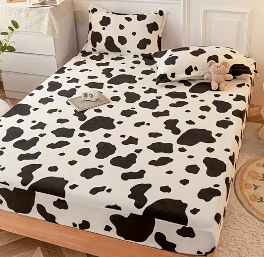 Cow Print 3 Pc Sheet Set