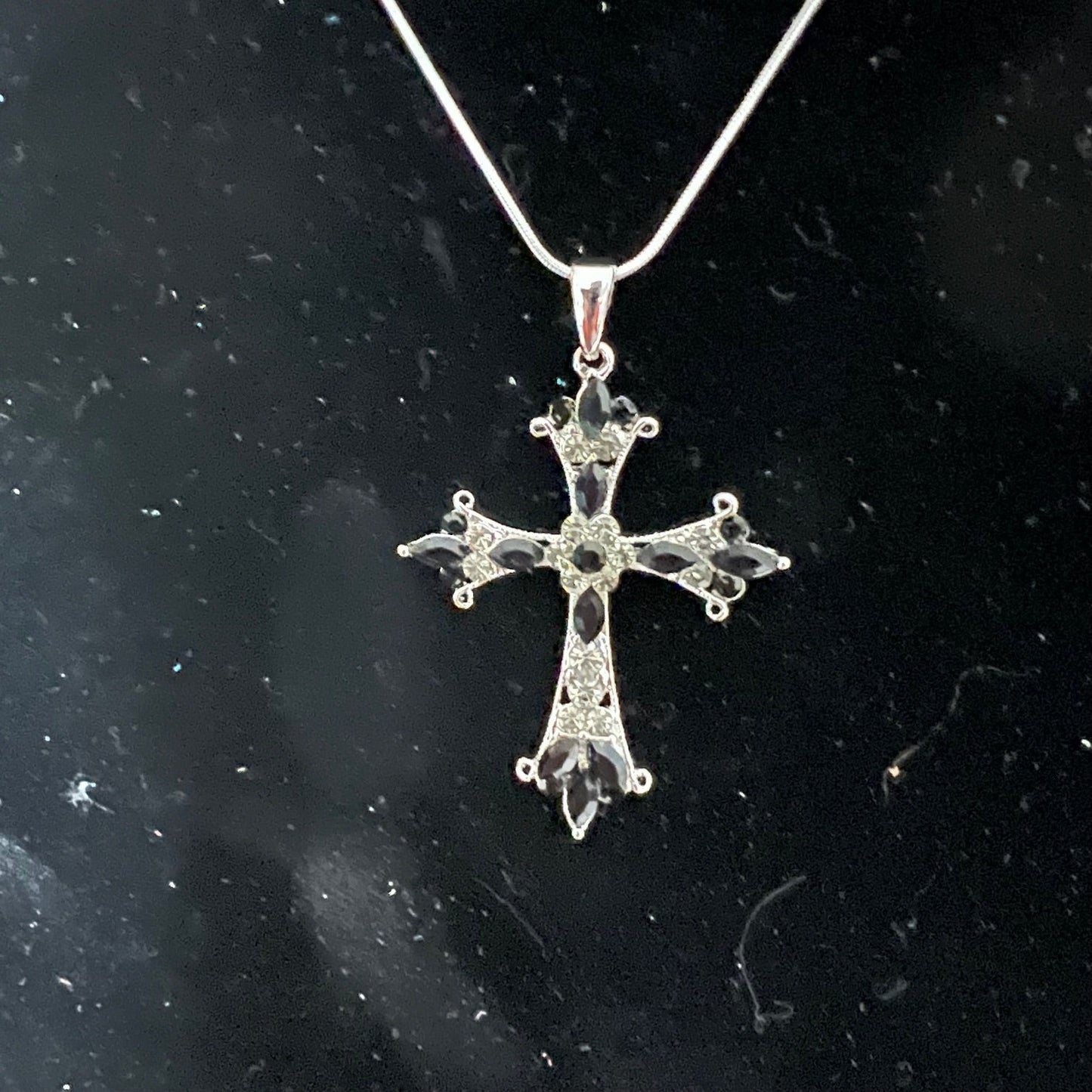 Cross Necklace 18" inch - Multi- RESTOCK