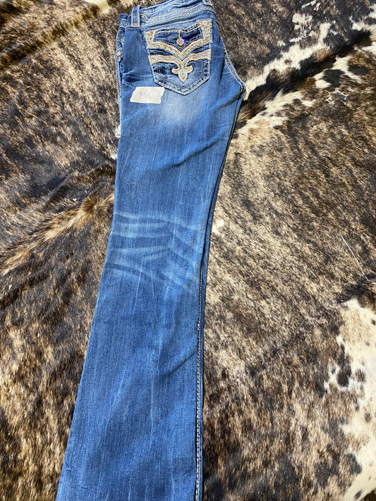 Gently Used Rock Revival Jeans