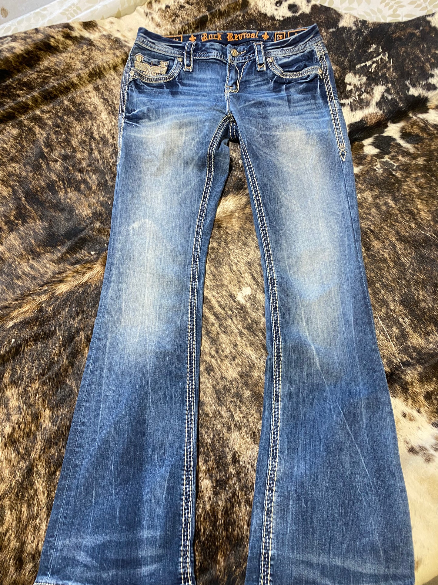 Gently Used Rock Revival Jeans