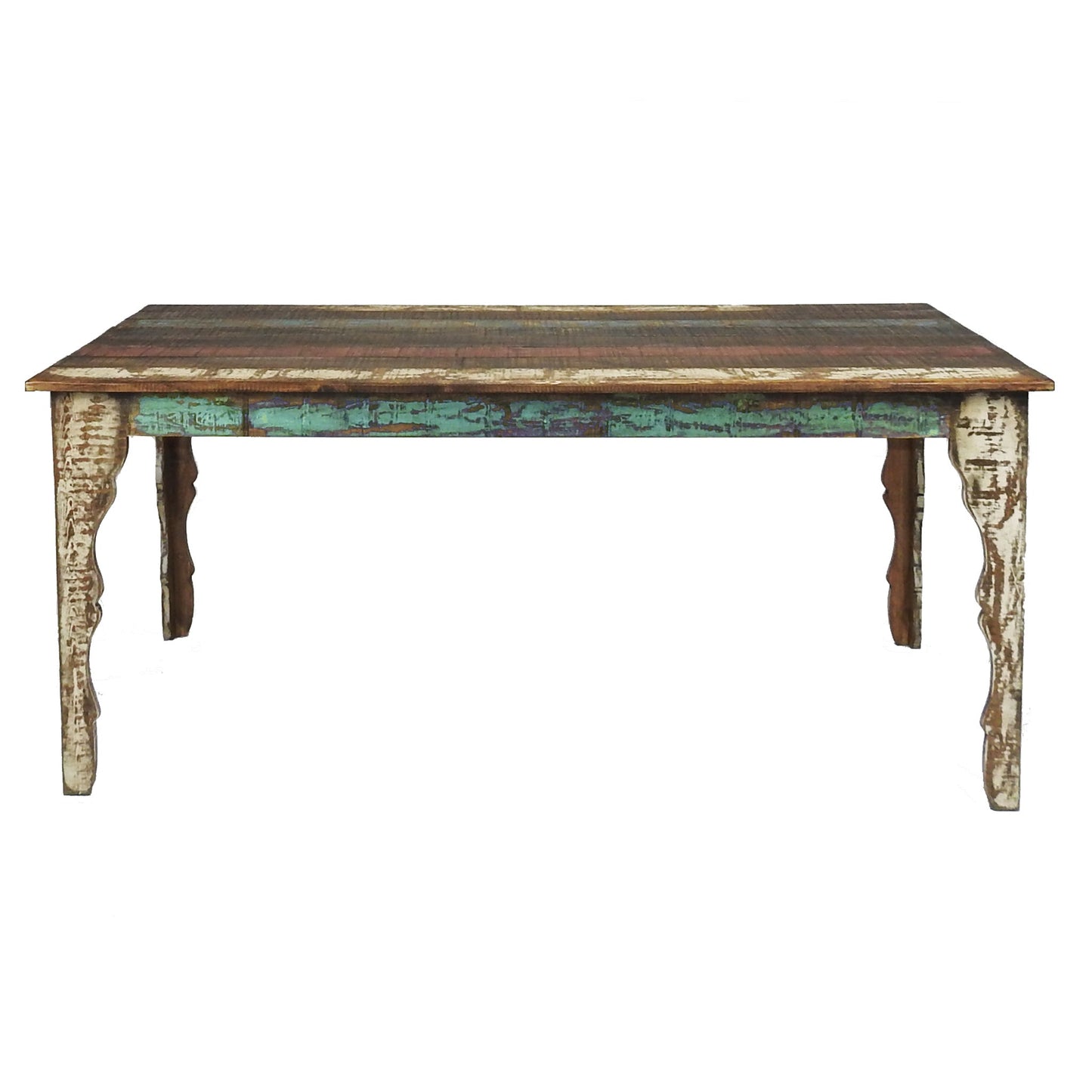 Cabana 6' Rustic Dining Table and 6 Cabana Rustic Chairs
