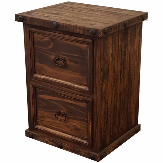 Oasis Short Rustic File Cabinet