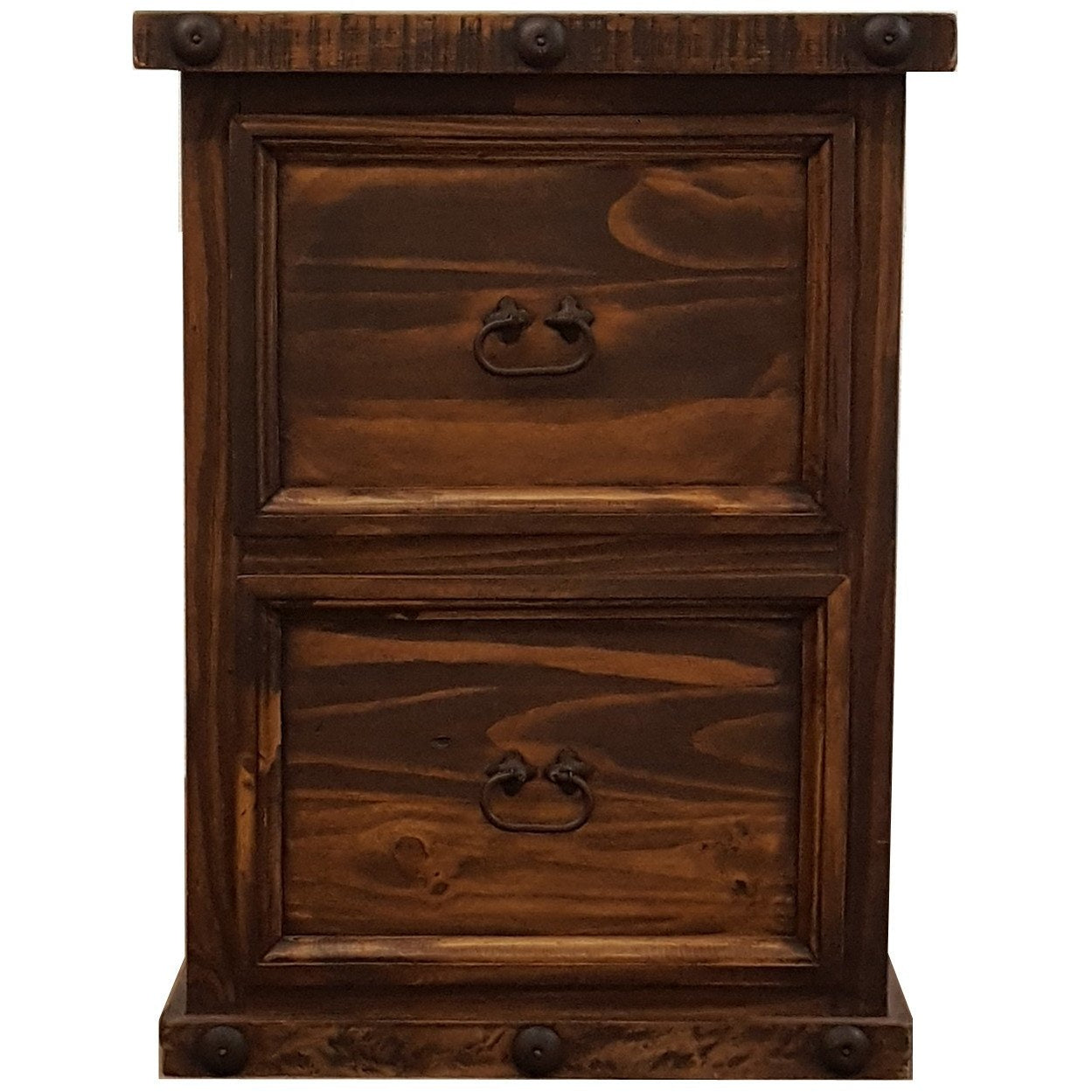 Oasis Short Rustic File Cabinet