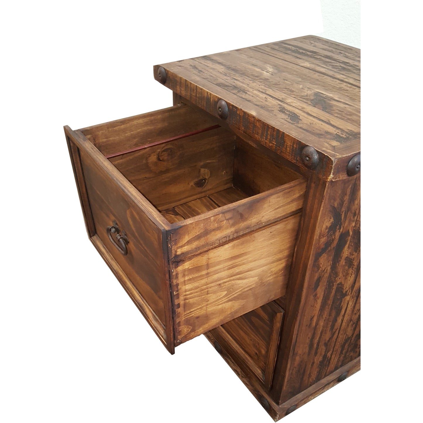 Oasis Short Rustic File Cabinet