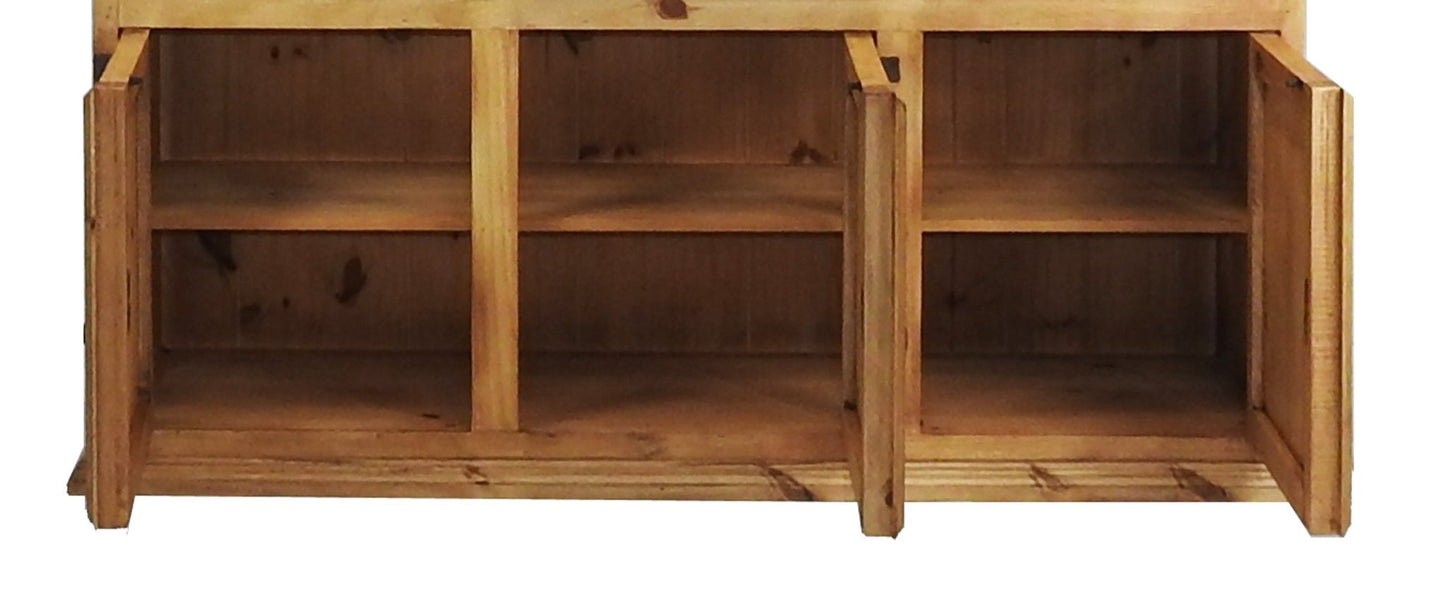 Traditional Medium Rustic Buffet