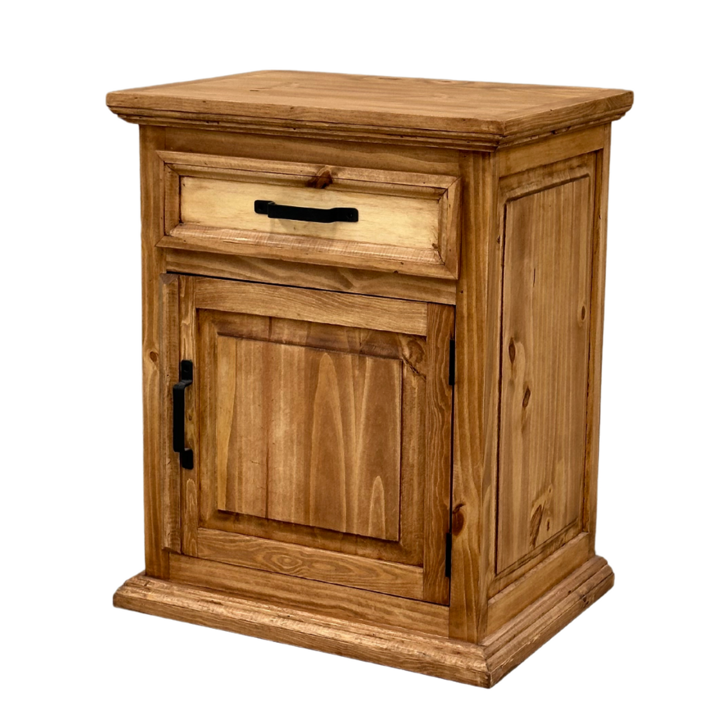 Traditional Large Rustic Nightstand