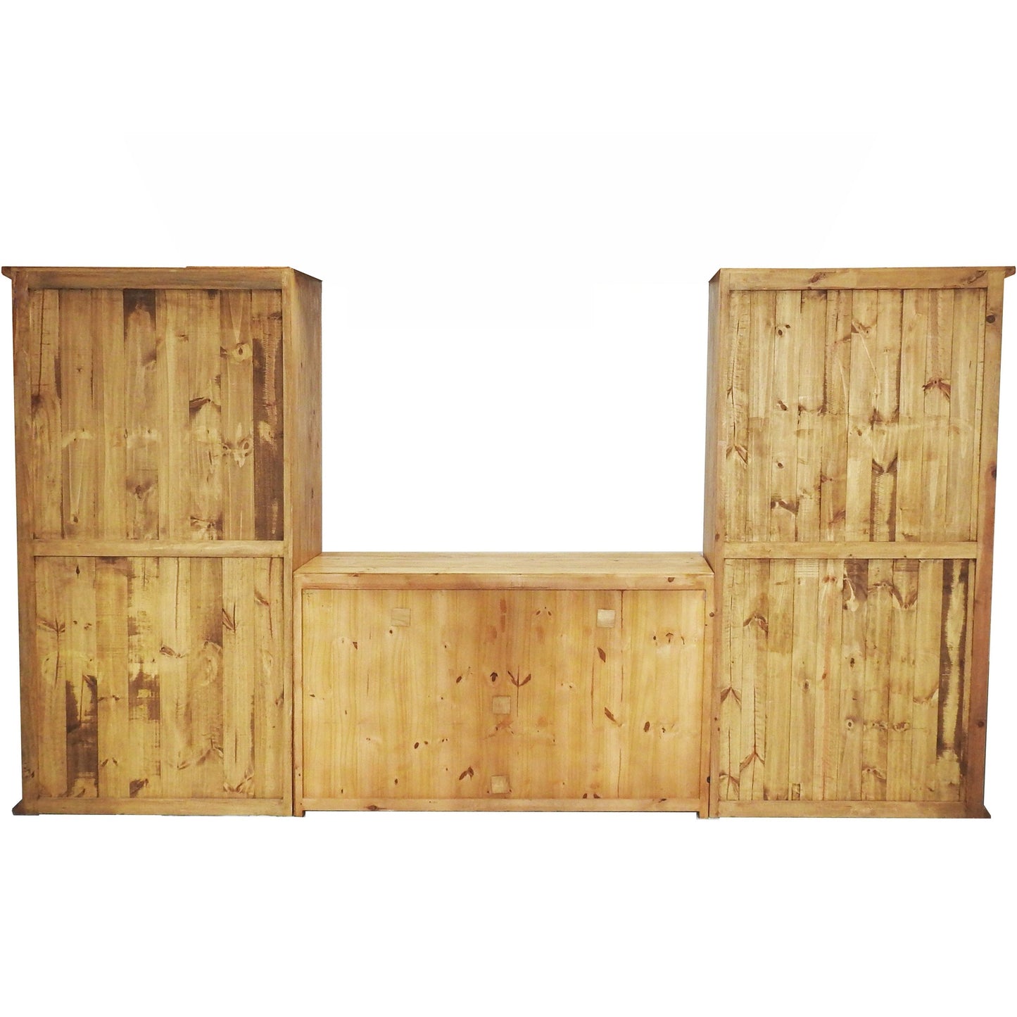 Santa Cruz Rustic Entertainment Center 3 Pcs