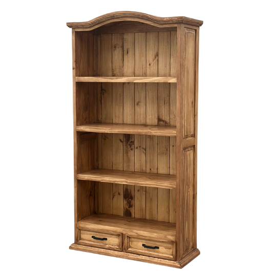 Traditional Small Rustic Bookcase