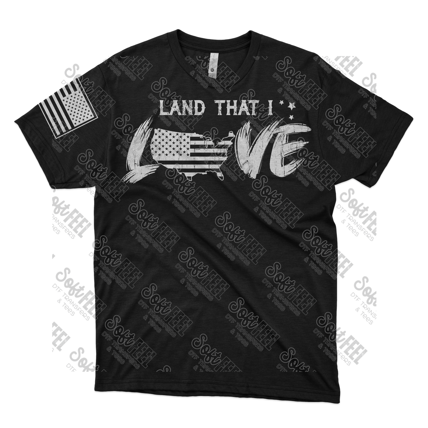 Land That I Love - Patriotic / Military - Direct To Film Transfer / DTF - Heat Press Clothing Transfer