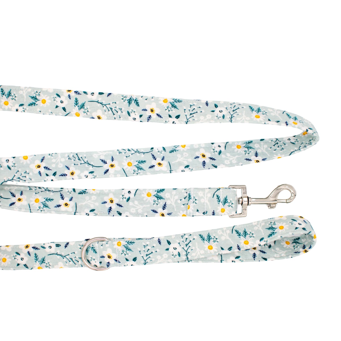 Mint Daisies Dog Leash