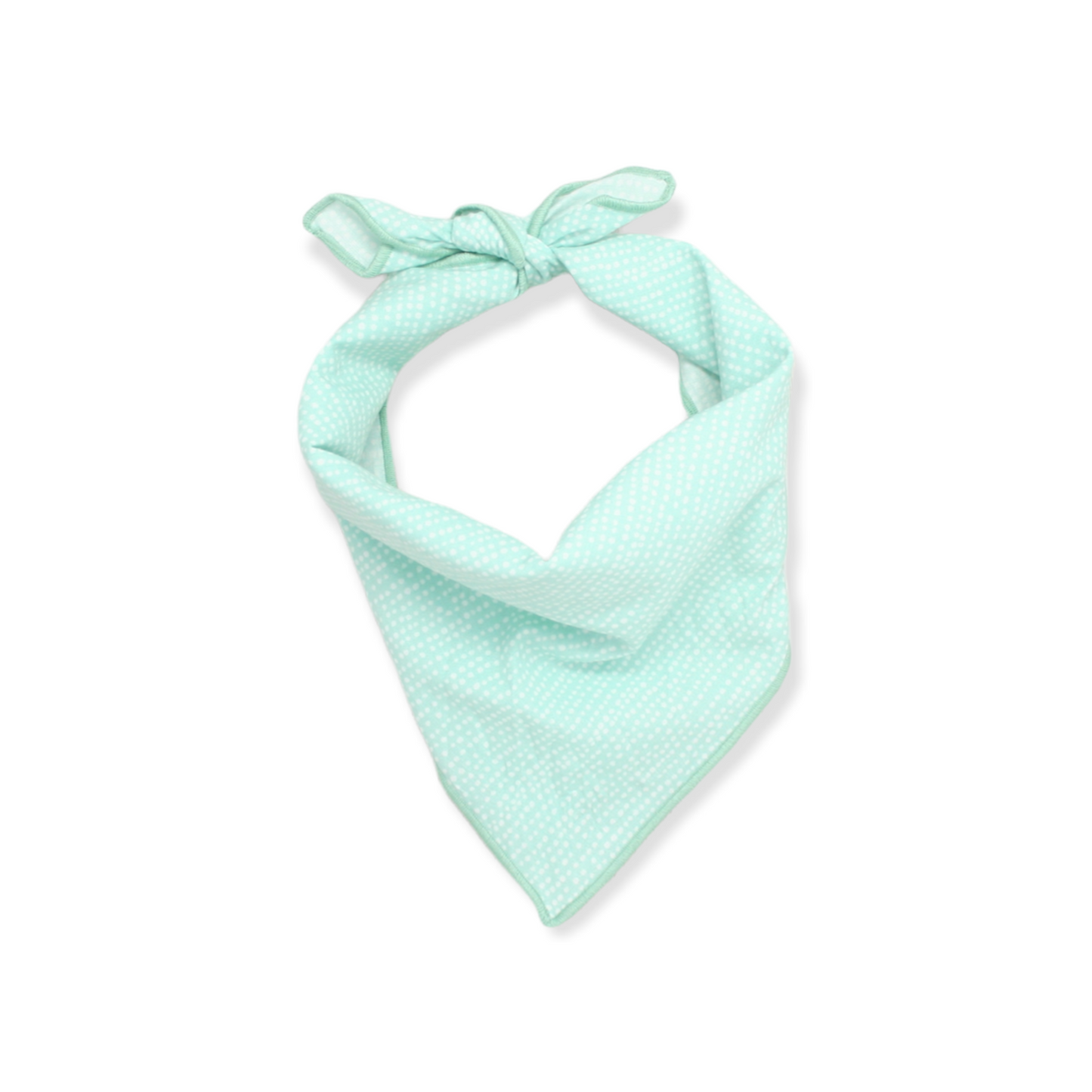 Mint Ditsy Dots Dog Bandana