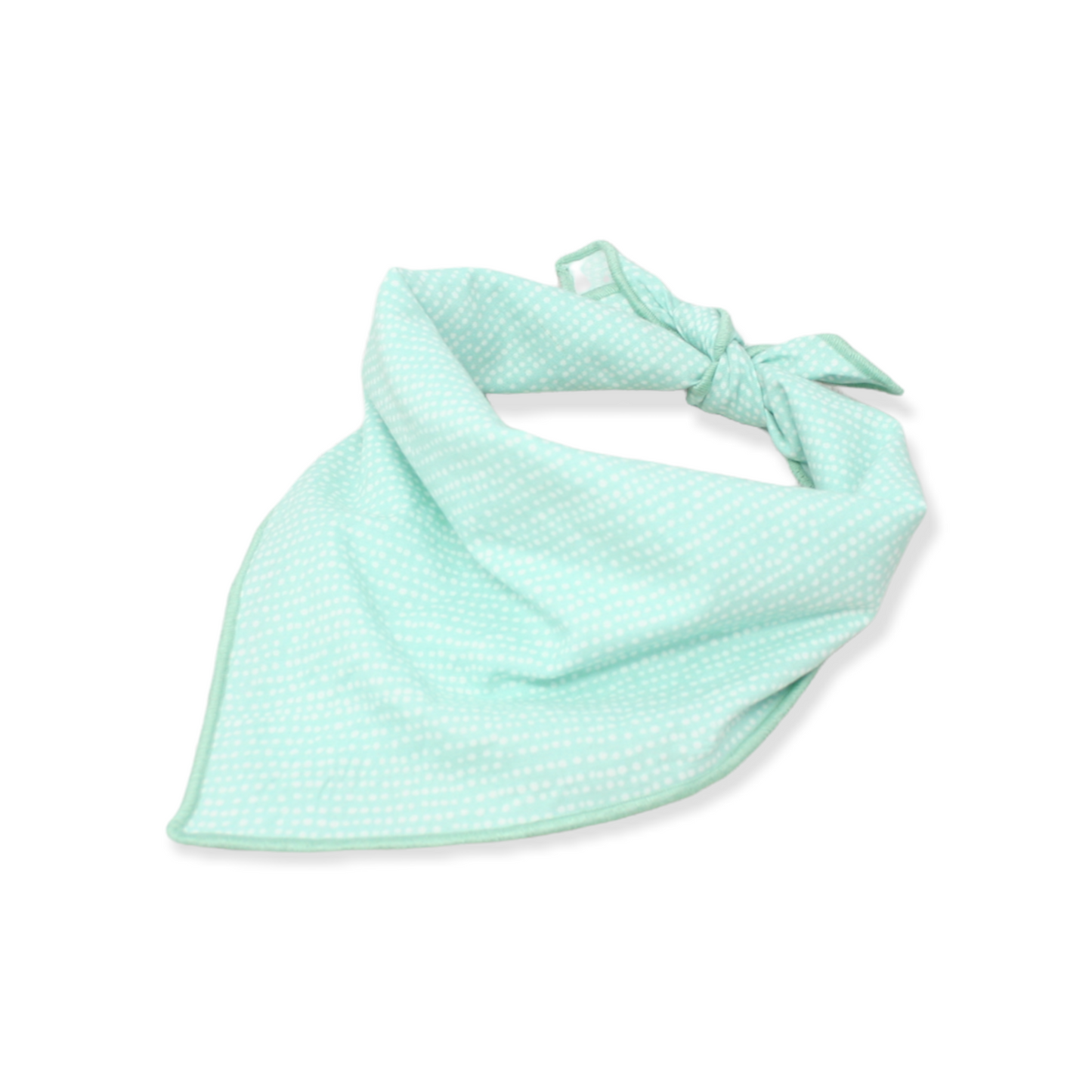 Mint Ditsy Dots Dog Bandana