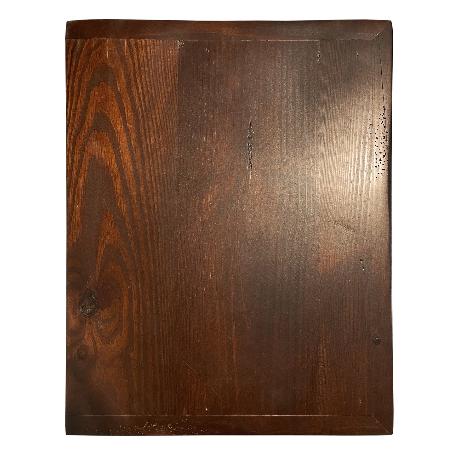 Traditional Small Rustic Nightstand in Mesquite Finish