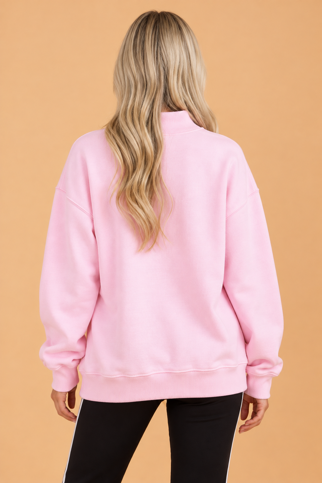 GAMEDAY Checker Reversible Mock Neck Sweatshirt
