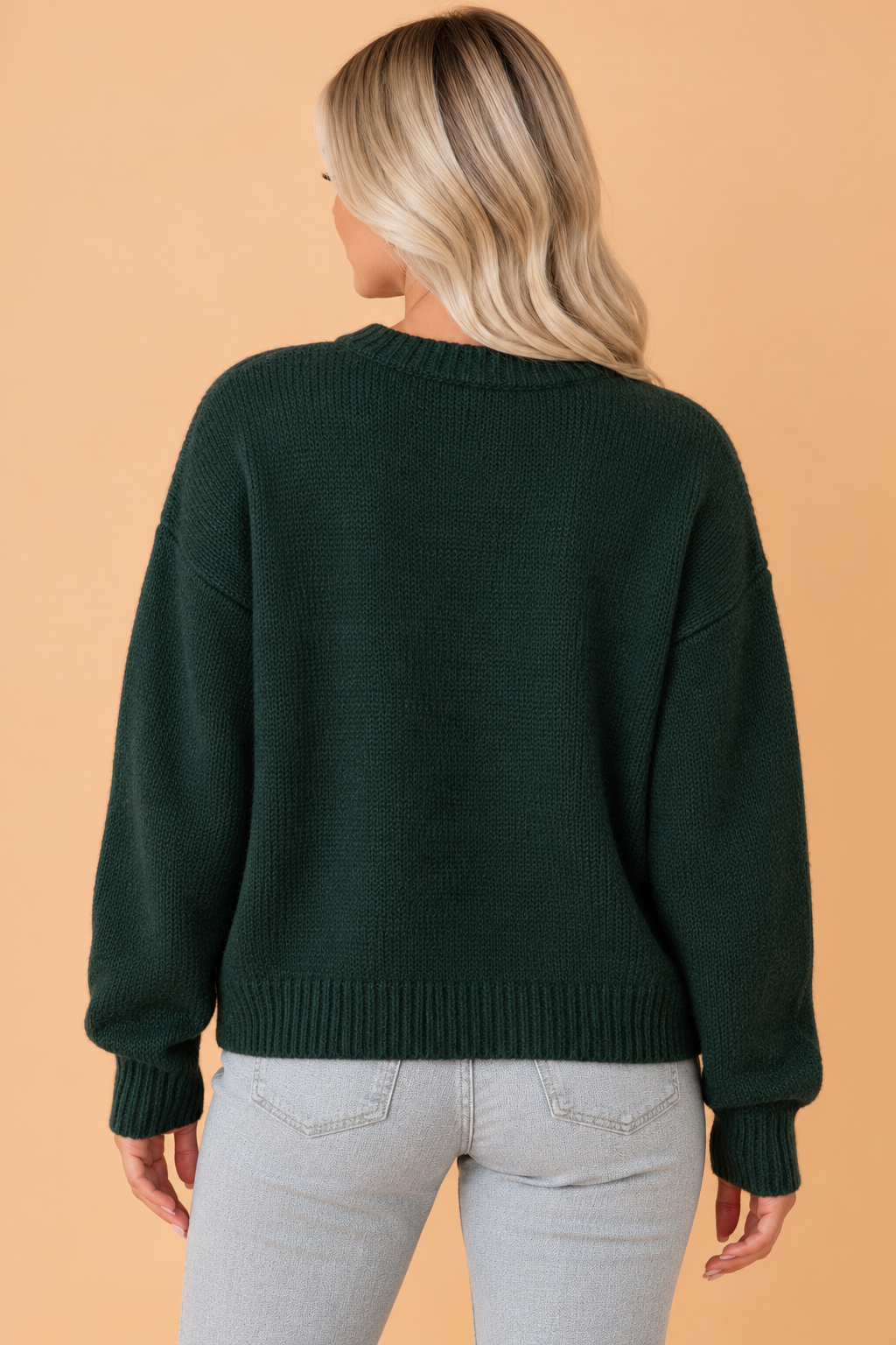Mallard Graphic Drop Shoulder Round Neck Sweater