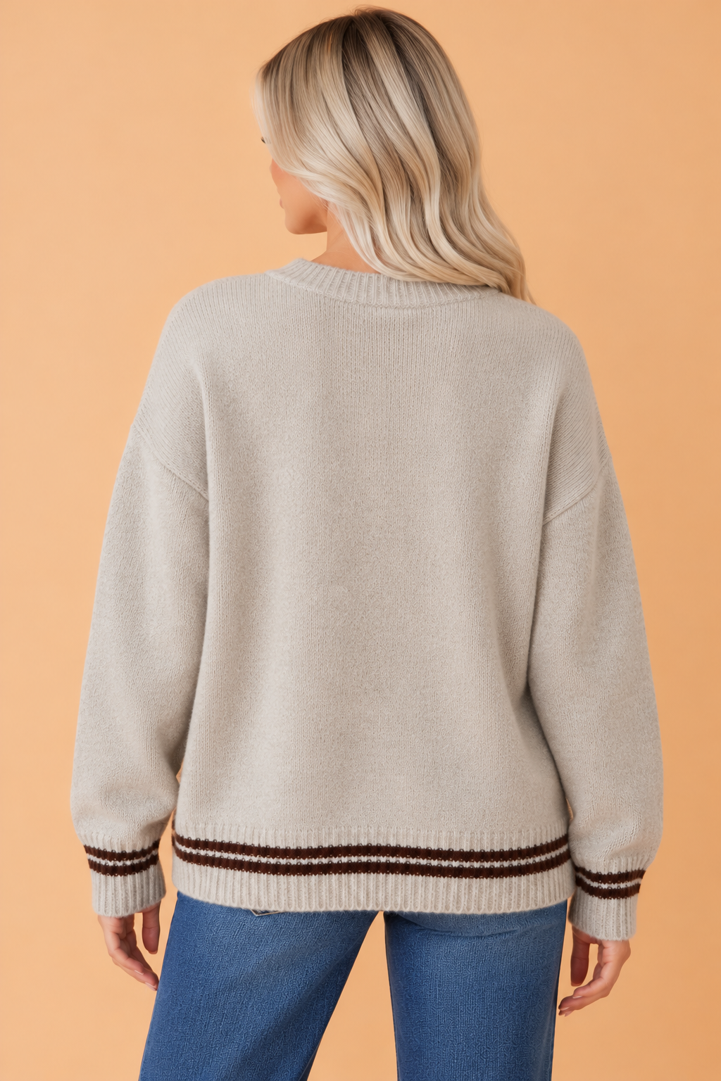 Western Good Luck Horseshoe Graphic Sweater