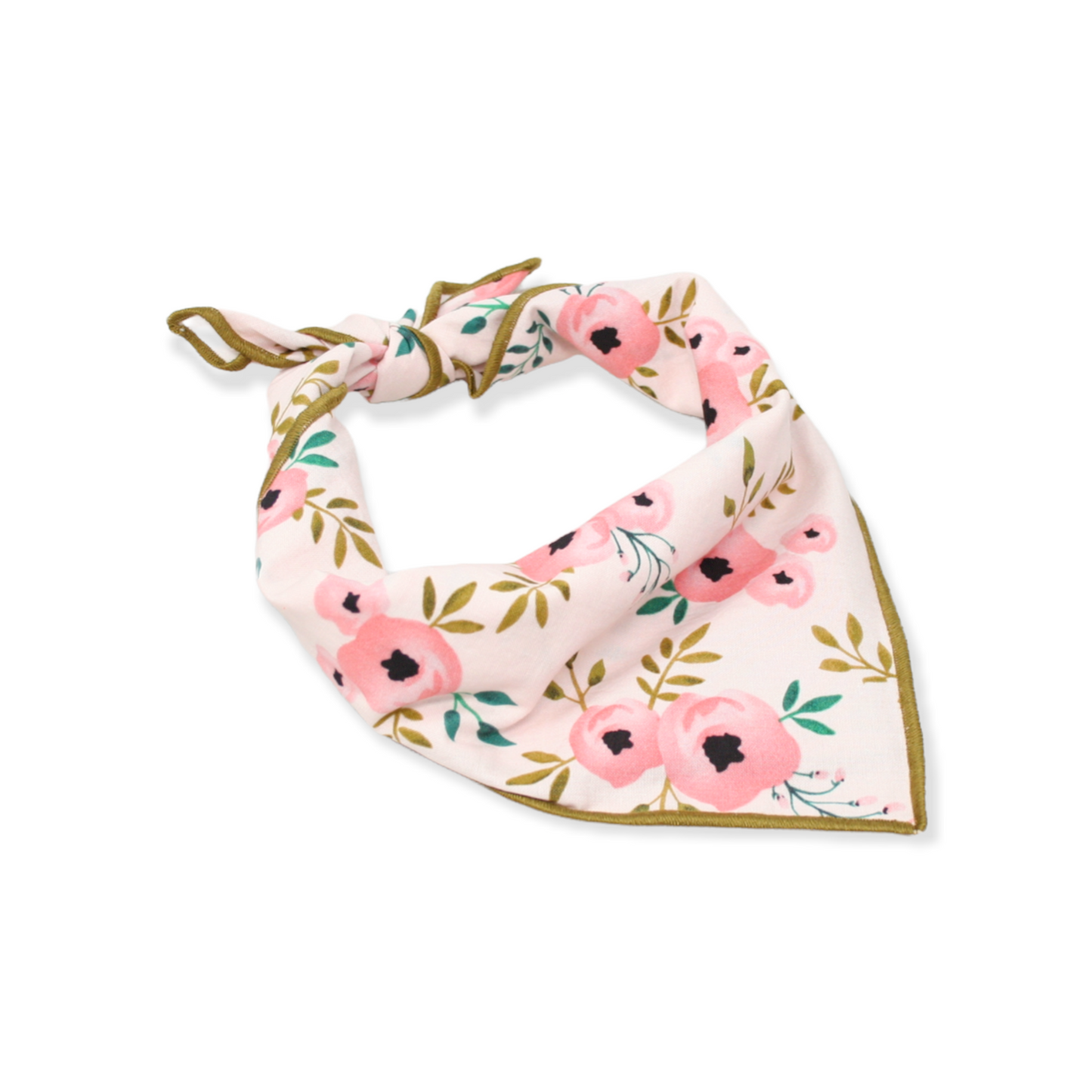 Pink Watercolor Dog Bandana
