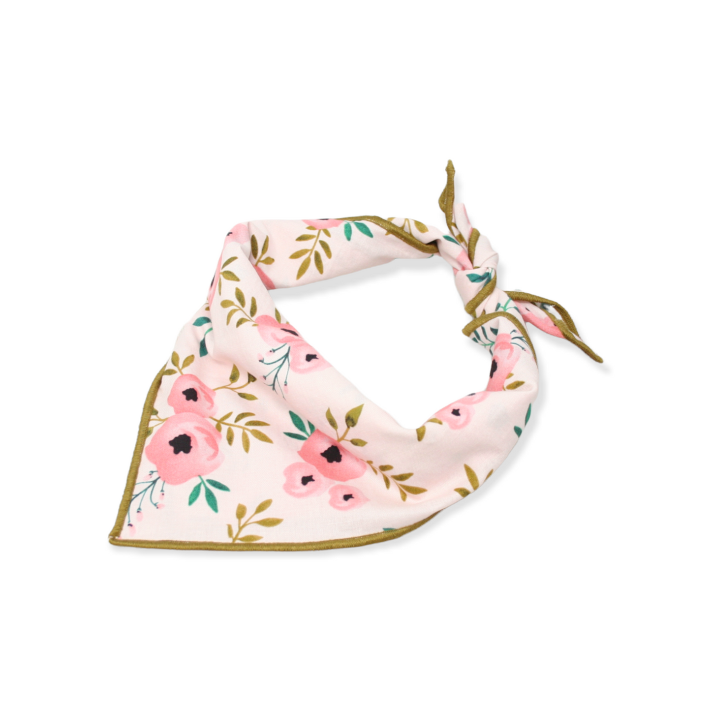 Pink Watercolor Dog Bandana