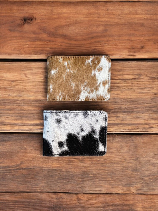 Cowhide Credit Card With Magnet Men's Wallet
