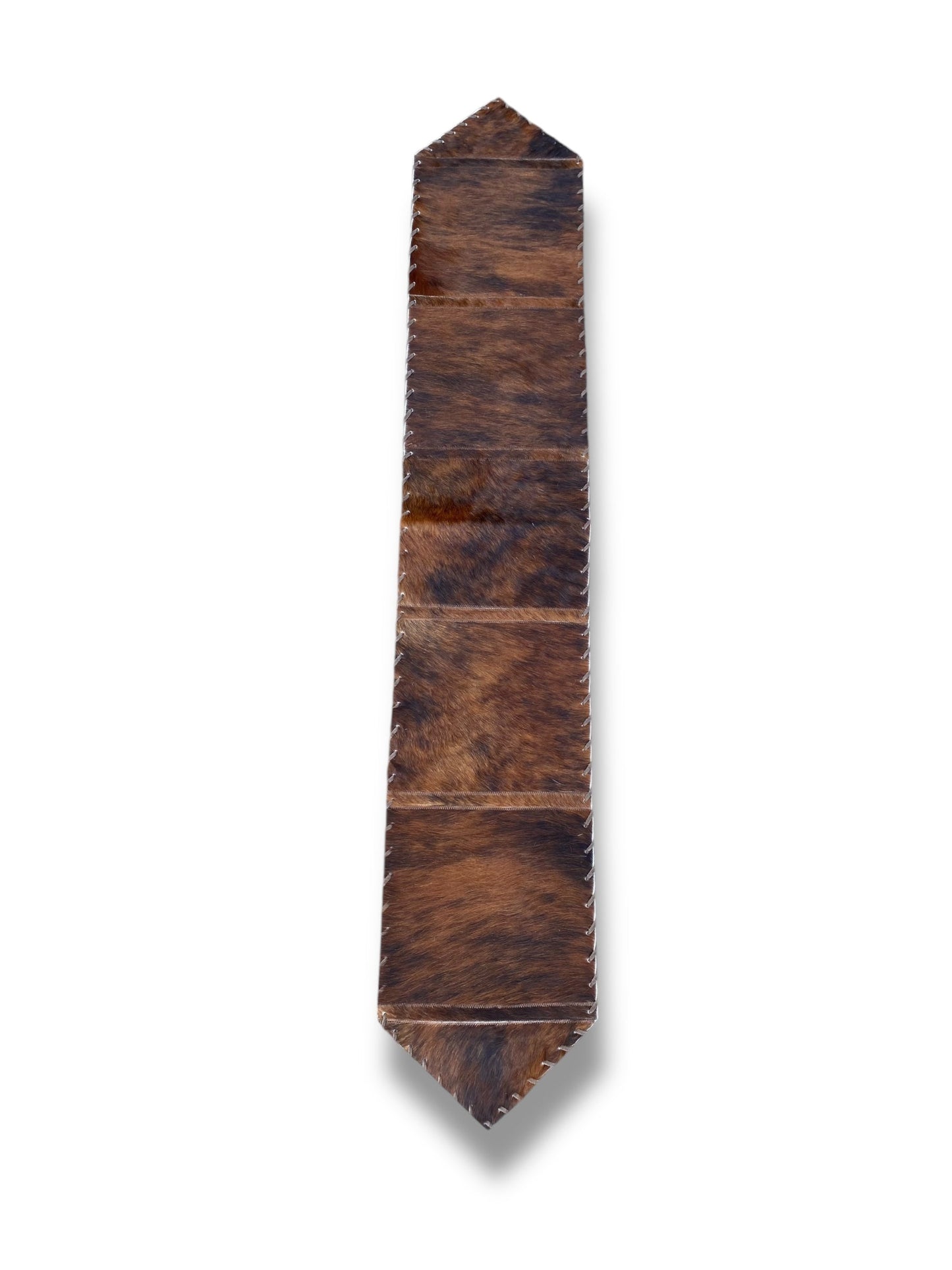 Plain Brindle Cowhide Table Runner (T02)