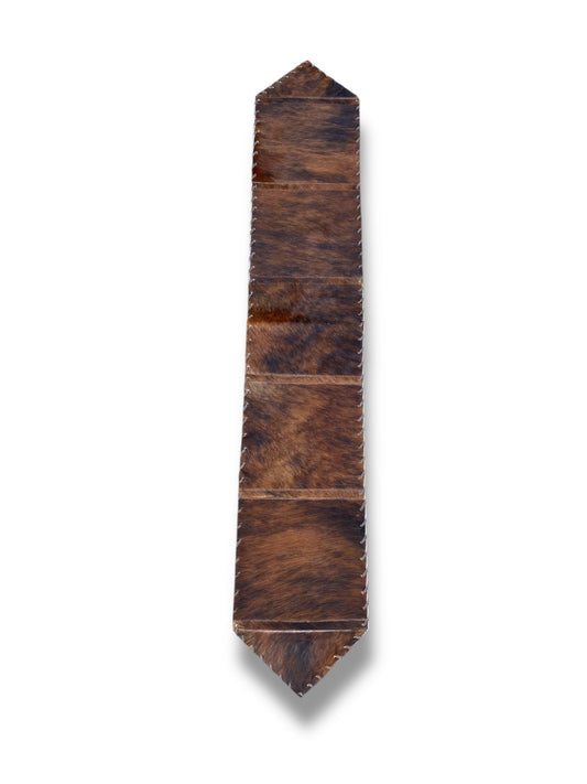 Plain Brindle Cowhide Table Runner (T02)