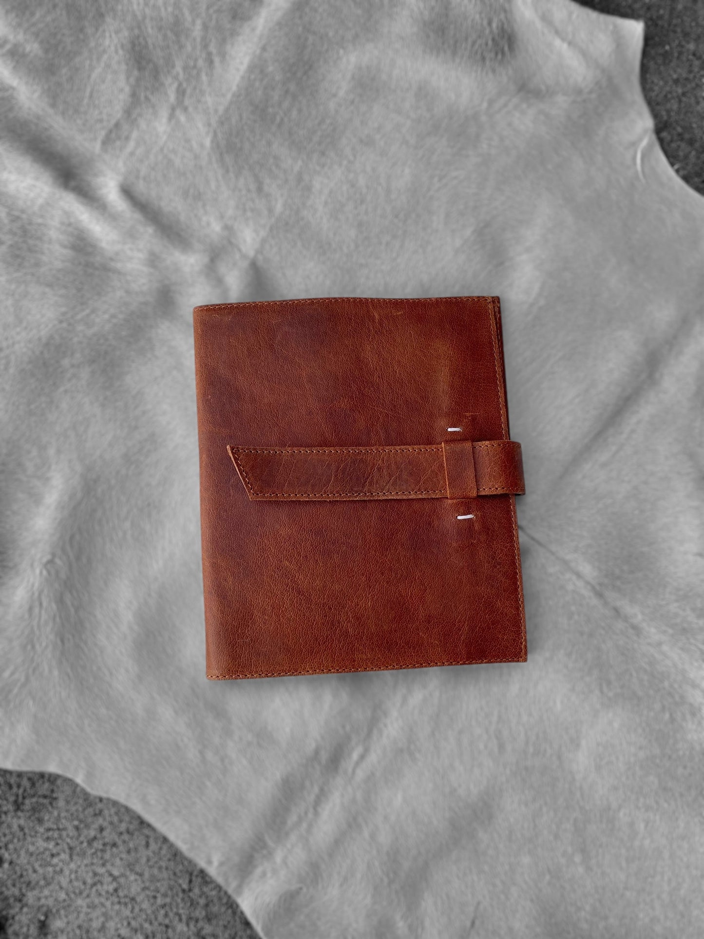 Grain Leather Book Cover