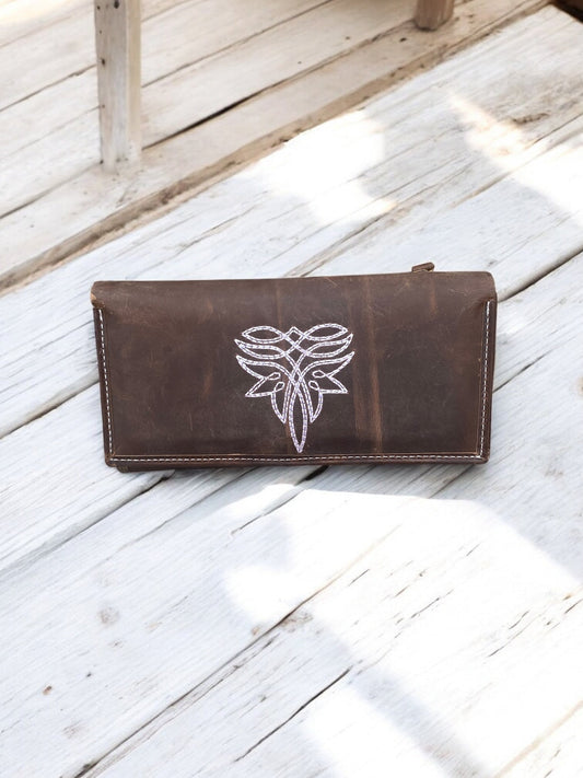 Bluebell Rustic Leather Wallet