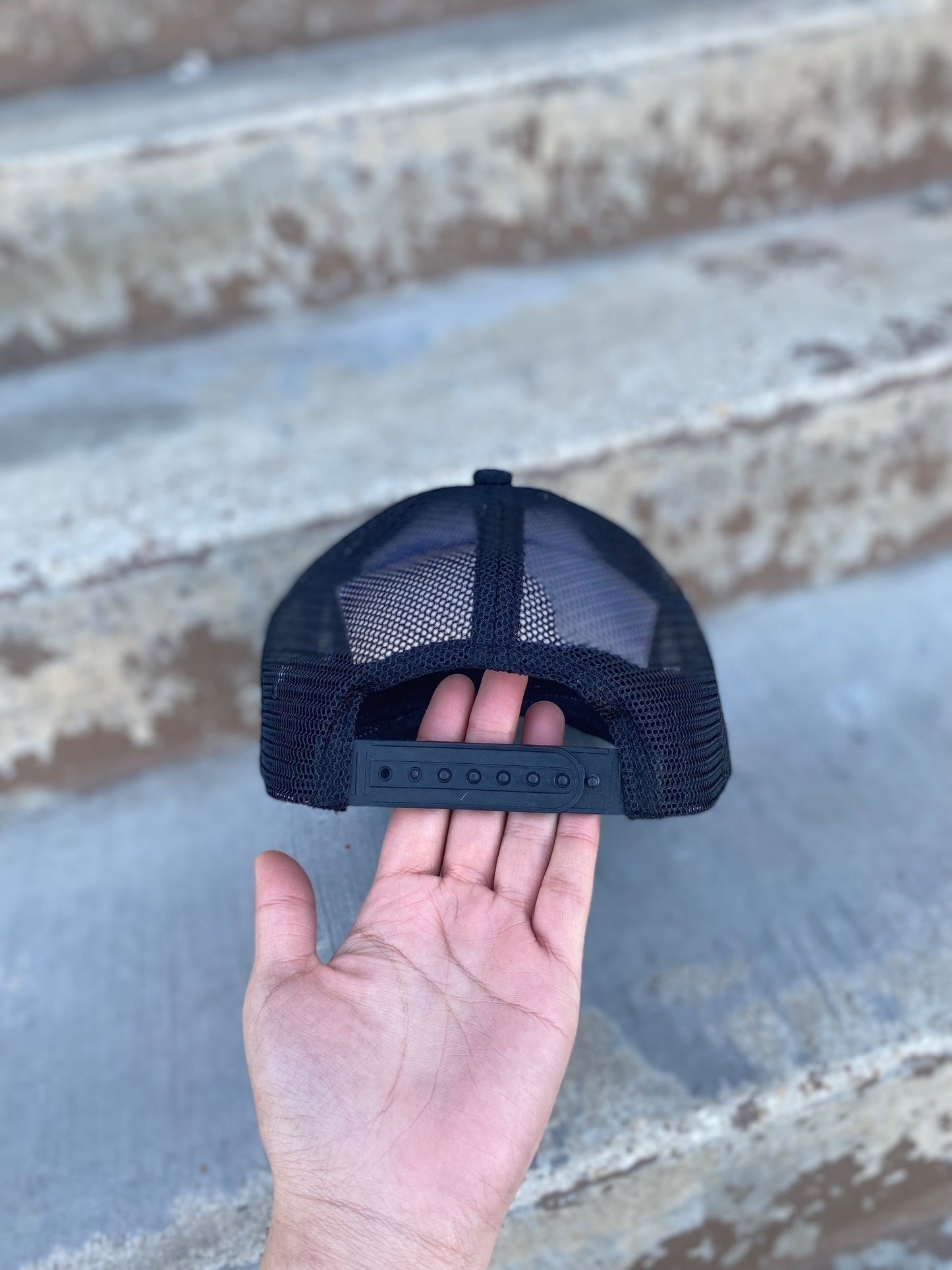 Cowhide Half Tooled Butterfly Cap