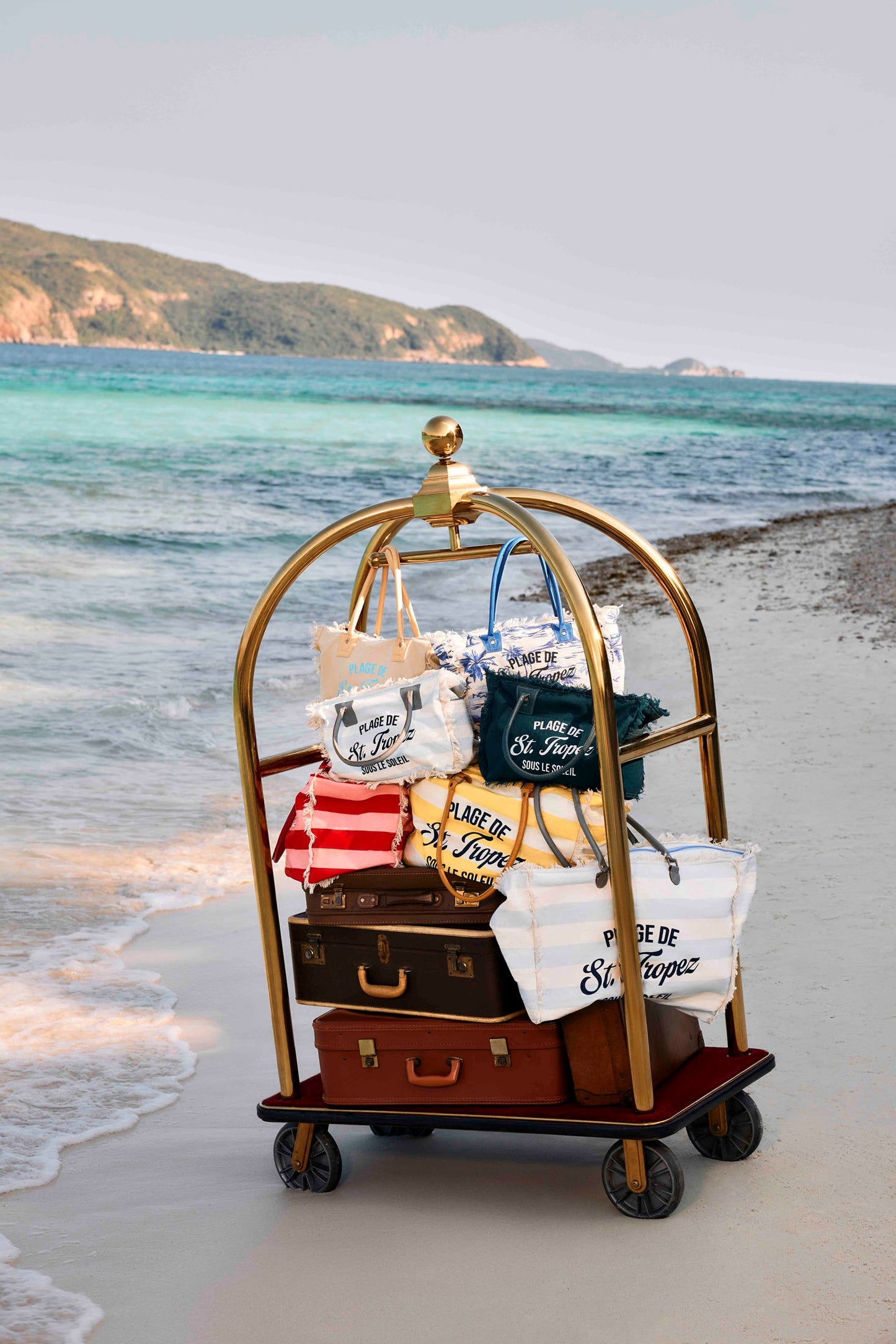 Saint Tropez Tote Bag In Sand