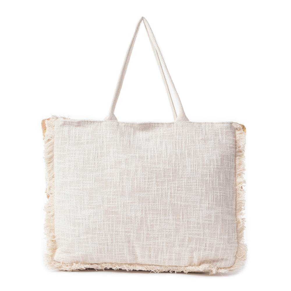 Sonoran Starlight Weekender Bag In Brown & White