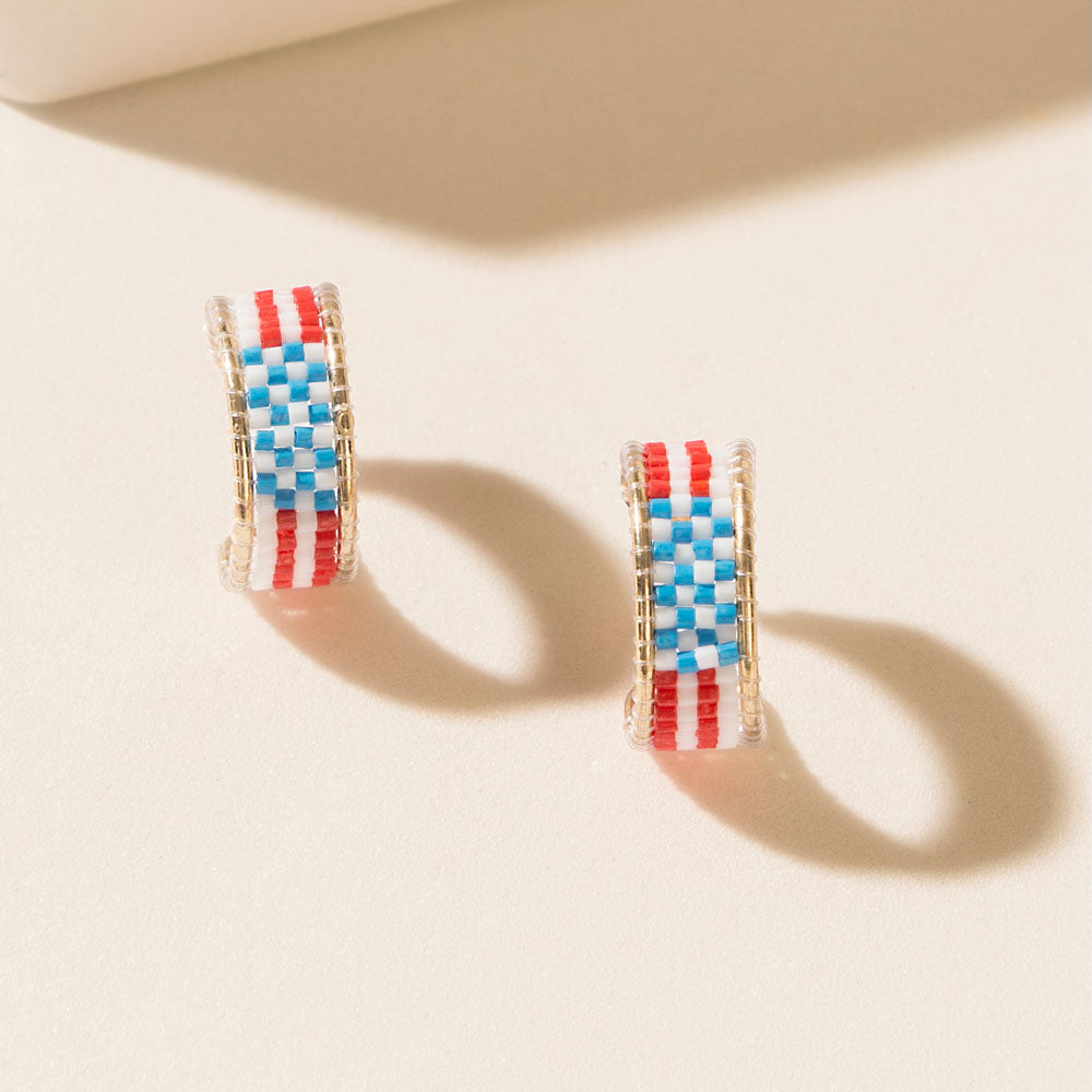 Myra Republic Rosie Earrings in Sunny Cherry