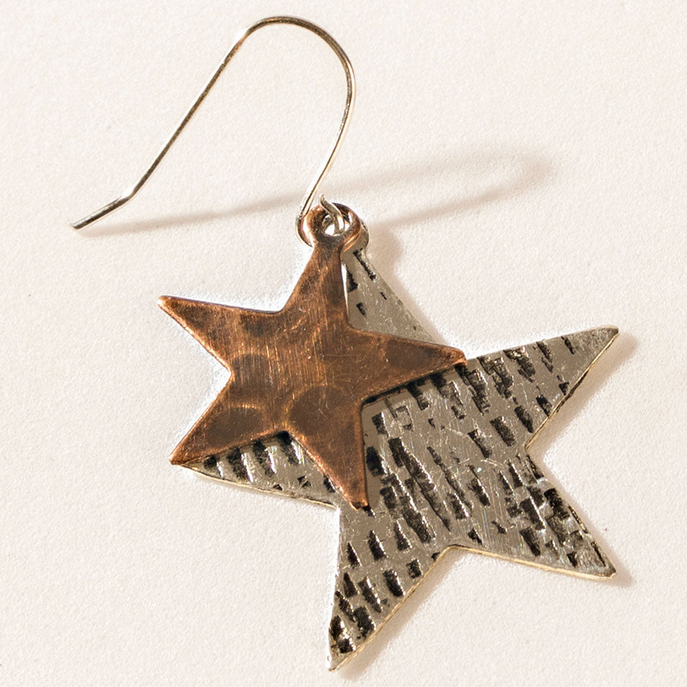 Myra Nova Glimmer Earrings in Moon Silver
