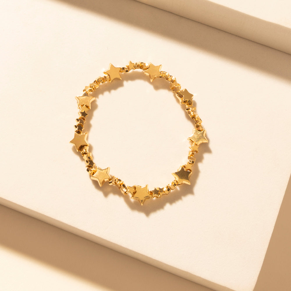 Myra Sunset Aire Stack Bracelet in Golden Flame