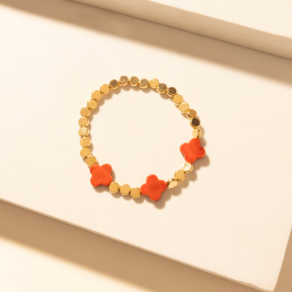 Myra Sunset Aire Stack Bracelet in Golden Flame