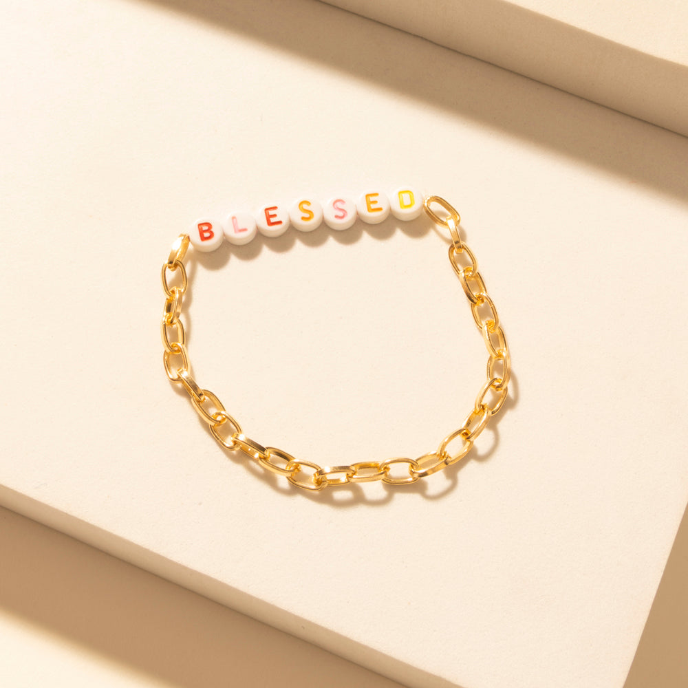 Myra Sunset Aire Stack Bracelet in Golden Flame