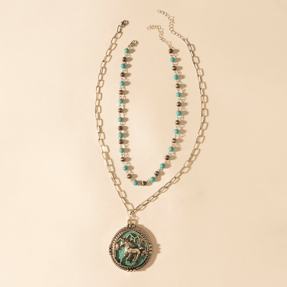 Myra The Lone Rider Chain in Turquoise
