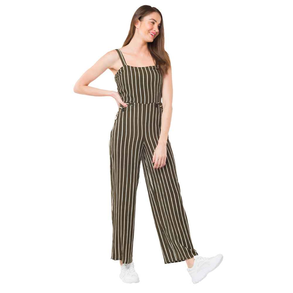 Olive Charm Jumpsuit
