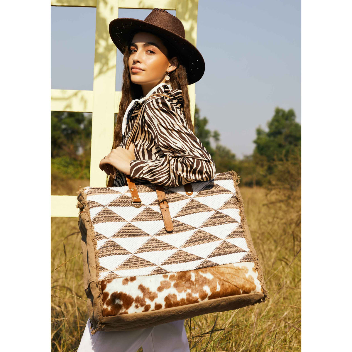 Rhythmic Shapes  Weekender Bag