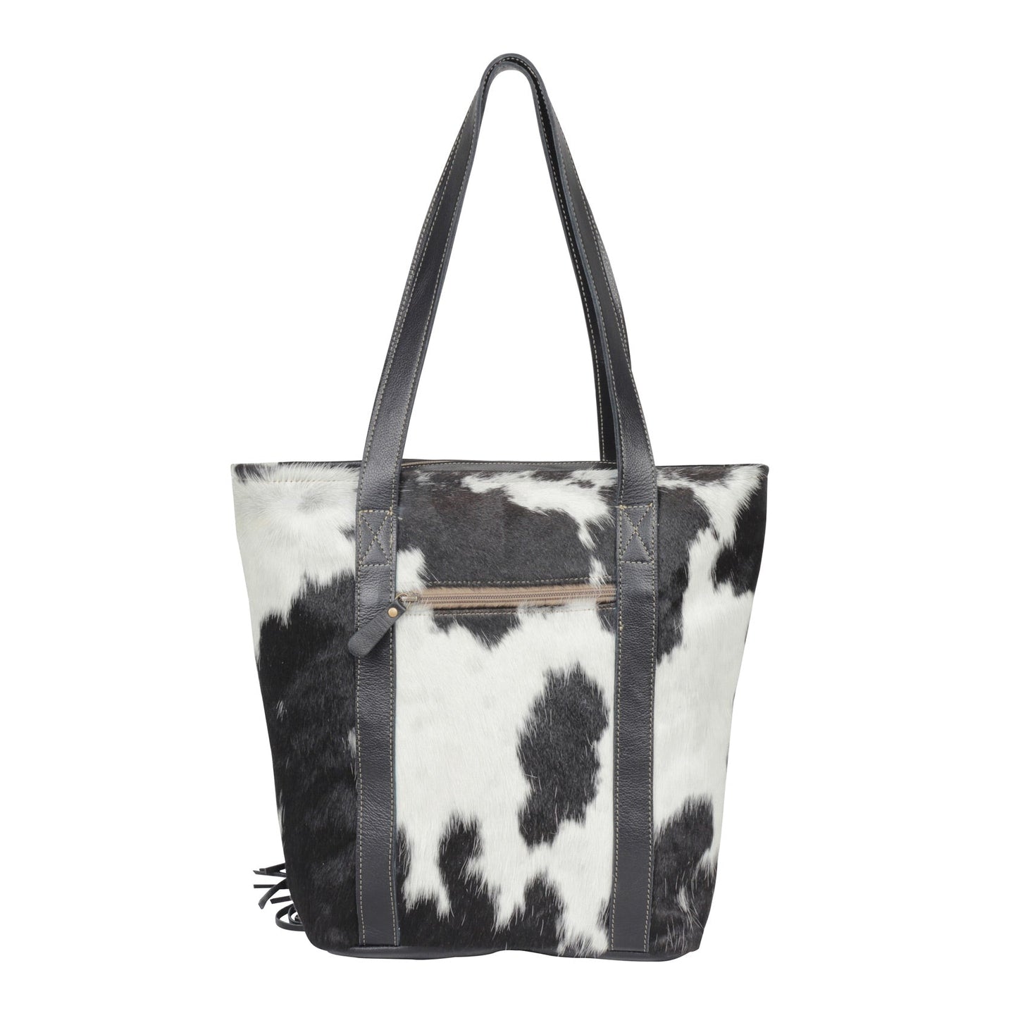 Vanilla Crème me Leather & Hairon Bag