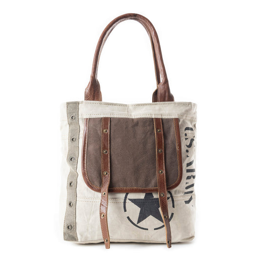 Army Motif Tote Bag