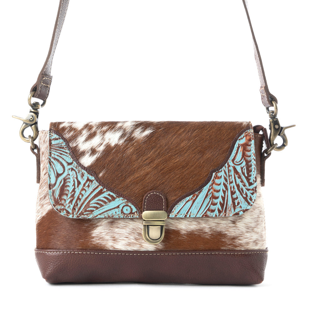 Ridge Morning Glory Leather & Hairon Bag