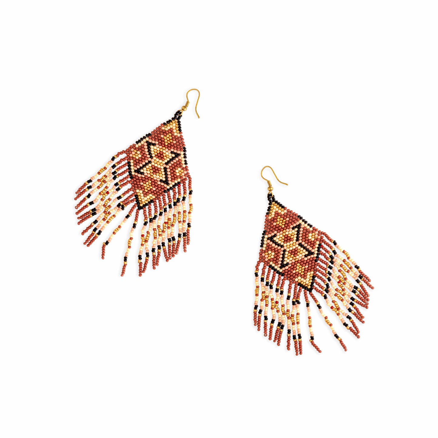 Coyote Fall Beaded Earrings