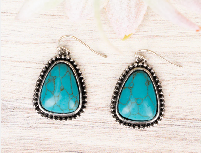 Turquoise Hilltop Lakes Earrings