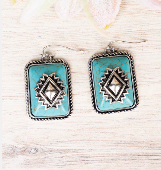 Turquoise Las Palomas Earrings