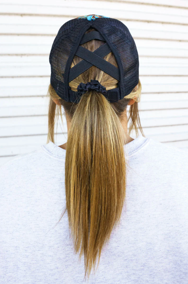 Blue Marble Falls Mesh Ponytail cap