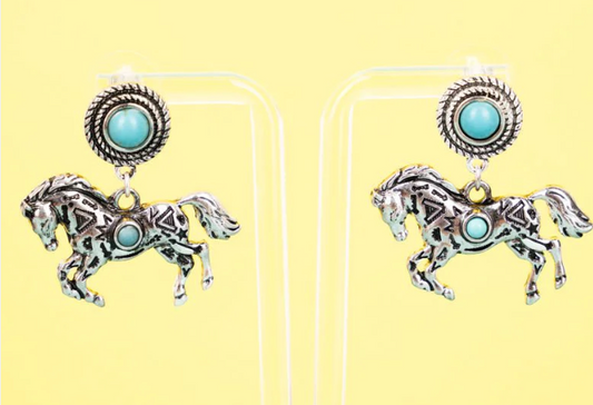 Fairbanks Ranch Turquoise And Silverstone Earrings