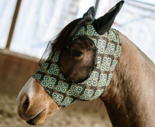 Lycra Fly Mask- Aztec Jungle